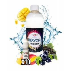 MIXVAP - Cassis mangue 1L (10 boosters offerts)