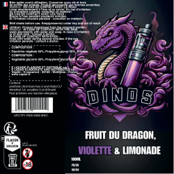 DINOS - FRUIT DU DRAGON VIOLETTE LIMONADE