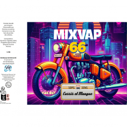 MIXVAP - CASSIS ET MANGUE 1L (FRAIS)