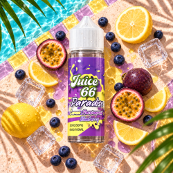 JUICE 66 - PARADISE - Lemon PassionFruit Blueberry