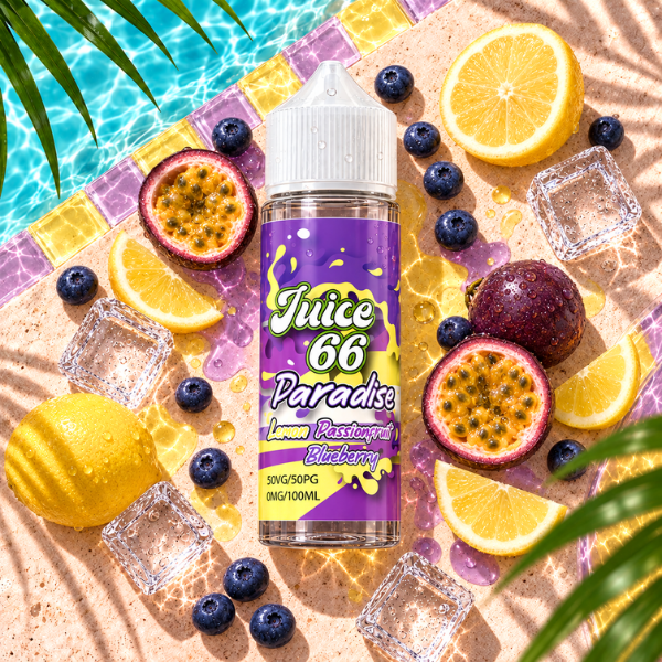 JUICE 66 - PARADISE - Lemon PassionFruit Blueberry